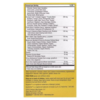 Мультивітамін Nature's Way Мультивітаміни для чоловіків Alive! Max3 Potency, Men's Multivitamin, 90 та (NWY-15542) Вінниця - фото 4