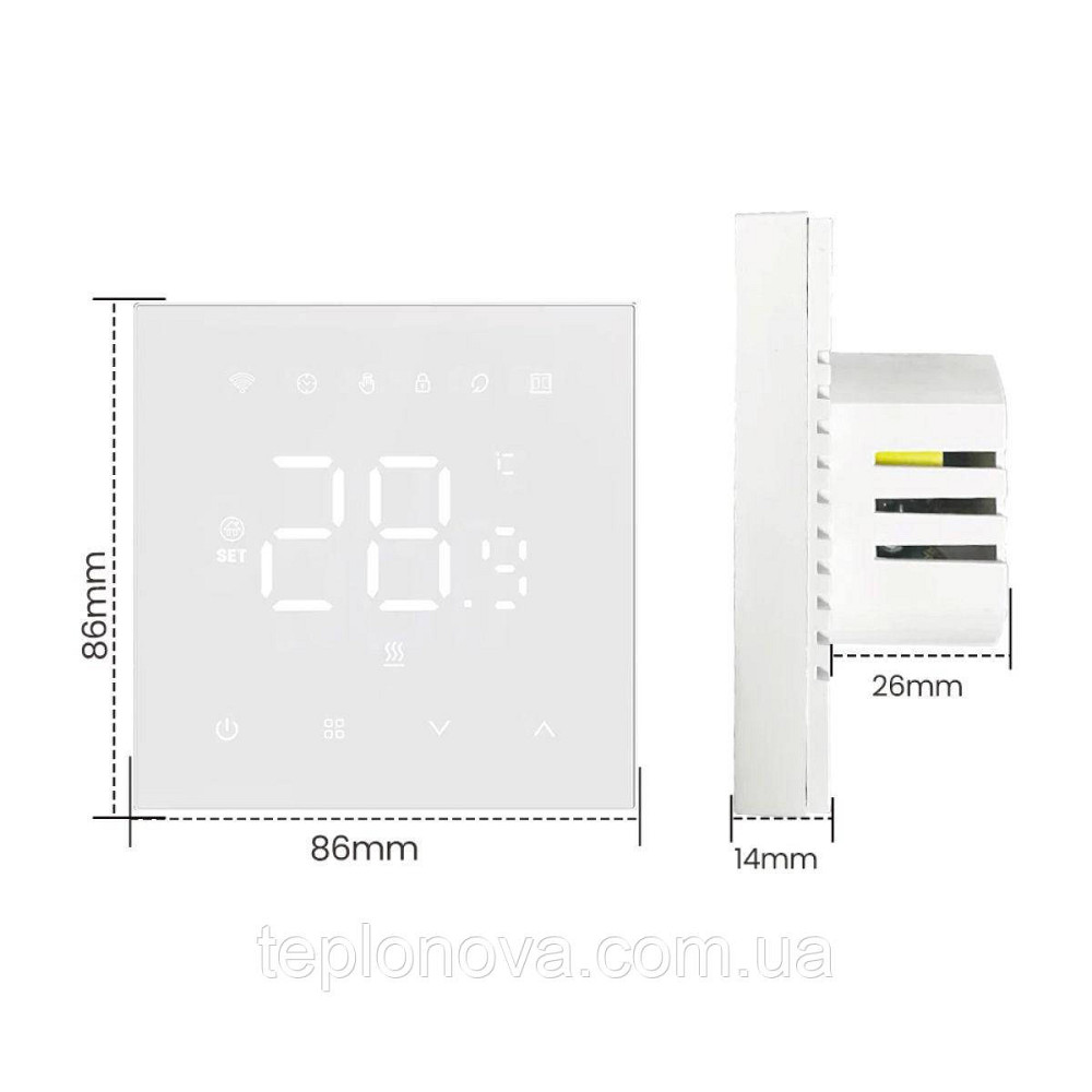 Терморегулятор для газового котла NAVIN WT410 W-3А з Wi-Fi Чернівці - фото 6