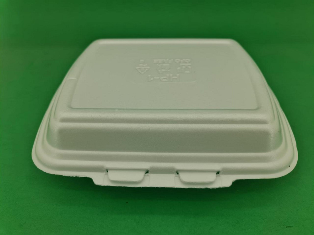 Ланч-бокс из вспененного полистирола с крышкой (250*210*70) белый HP-1 (125 шт) Харків - фото 1