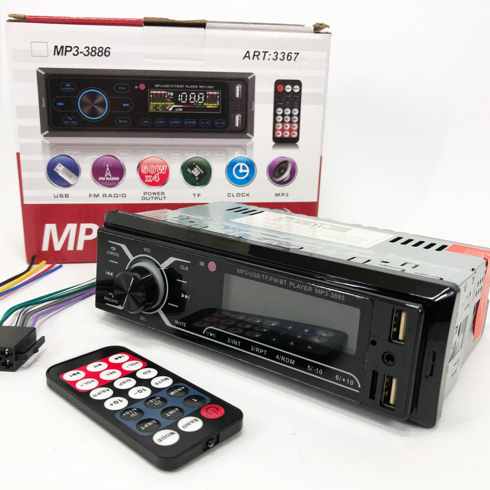 Штатная автомагнитола для машины MP3-3885 ISO 1DIN, Бездисковые автомагнитолы OX-521 1 din Киев - изображение 10