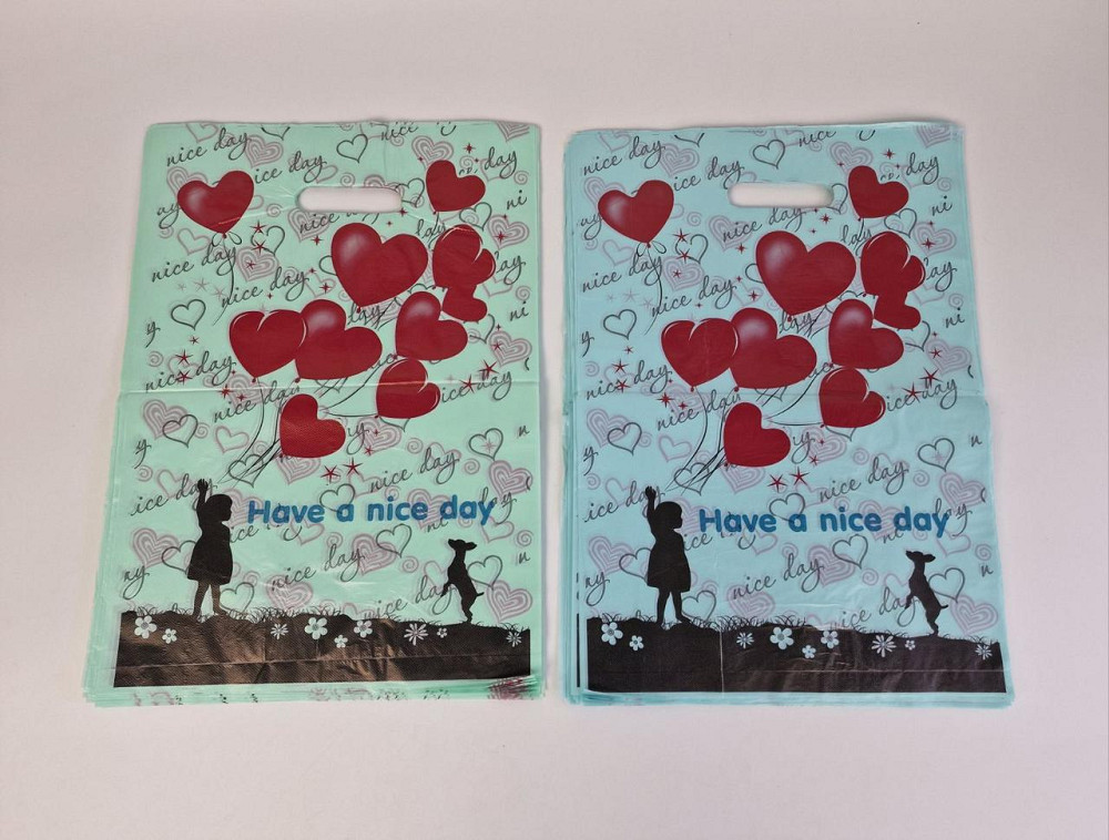 Пакет з прорізною ручкою 28см 42см Nice (50 шт) Харків - фото 1