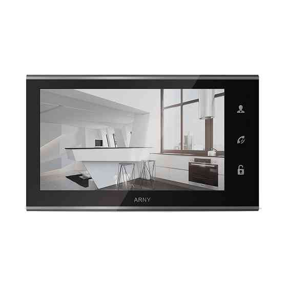Відеодомофон 7" Arny AVD-730 (2Mpx) black IPS з детектором руху і записом відео Киев