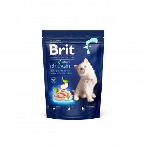 Корм сухой Brit Premium by Nature Cat Kitten для котят от 1 до 12 месяцев с курицей 800 г Киев