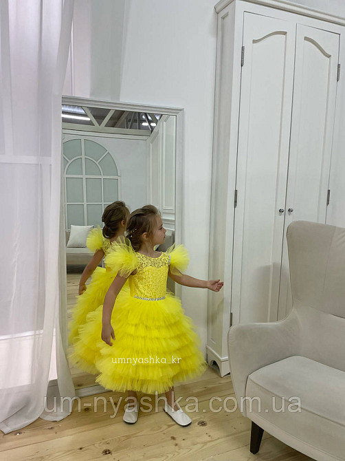Желтое нарядное платье на девочку костюм Солнышко, Цыпленок, Уточка, Одуванчик Кривой Рог - изображение 5