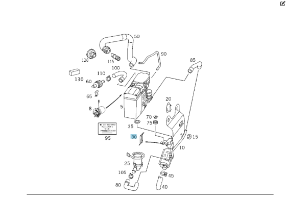 Mercedes-Benz  A2205060240 Утримувач кронштейна Webasto CL C215 S-class short W220 S-class long V220 Одесса