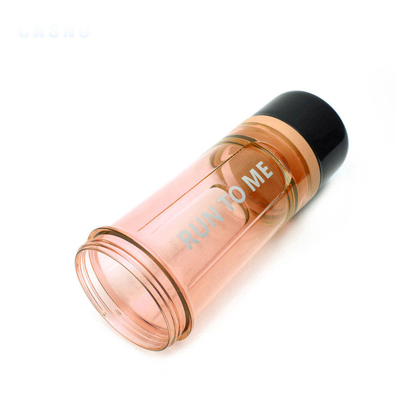 Шейкер спортивний з контейнером Casno 600 мл KXN-1199 з вінчиком Помаранчевий Київ - фото 5