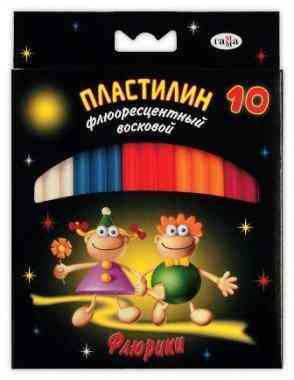 Пластилін восковий 6 кол. "Гамма" Флюрики, 76 г, 280034Н, шт Київ
