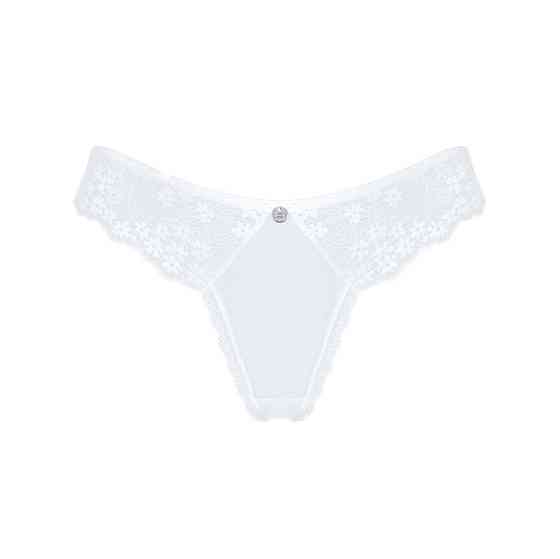 Напівпрозорі трусики Obsessive Heavenlly panties XL/2XL, відкриті сідниці Sex Aura Київ