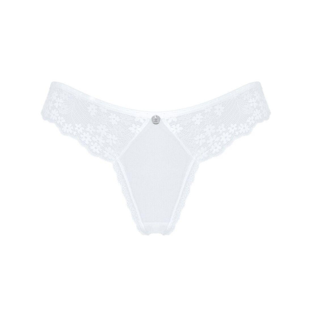 Напівпрозорі трусики Obsessive Heavenlly panties XL/2XL, відкриті сідниці Sex Aura Київ - фото 5