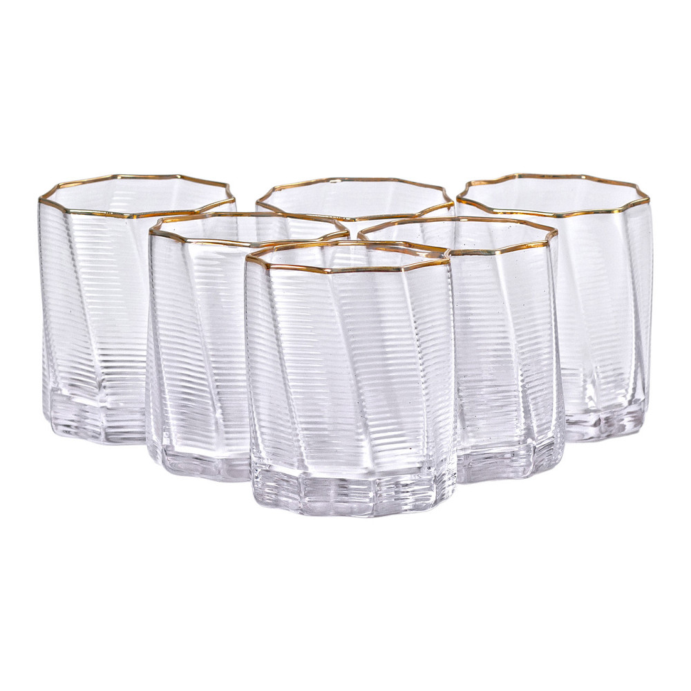 Набір із шести склянок об'ємом 300 мл для лимонаду, соку та коктейлів HP-16-16 Коломыя - изображение 1