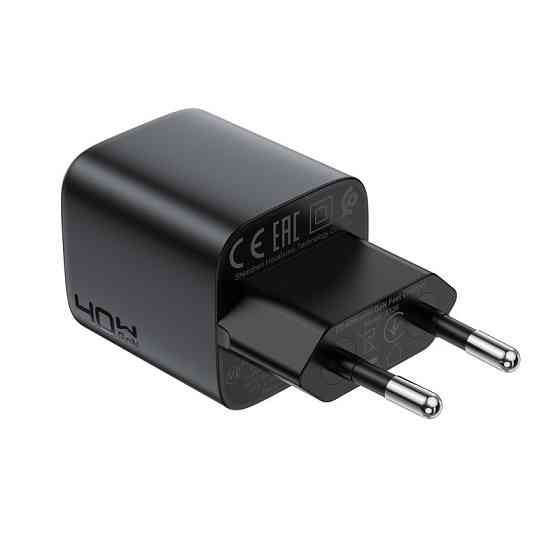 Мережевий зарядний пристрій ACEFAST A136 PD40W mini GaN USB-C fast charger Black Одеса