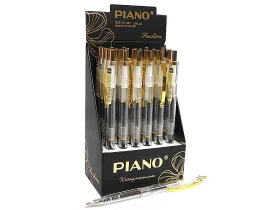 Ручка масляна чорний автомат 0,7мм PS-009 ТМ PIANO Київ