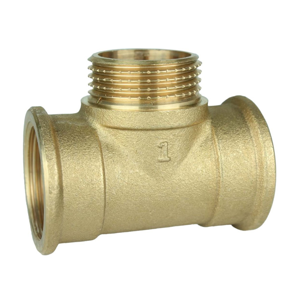 Трійник 1″ВЗВ латунний А0273А Київ - фото 1