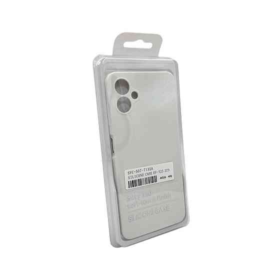 Чехол для Samsung Galaxy A06, силиконовый, белый Киев