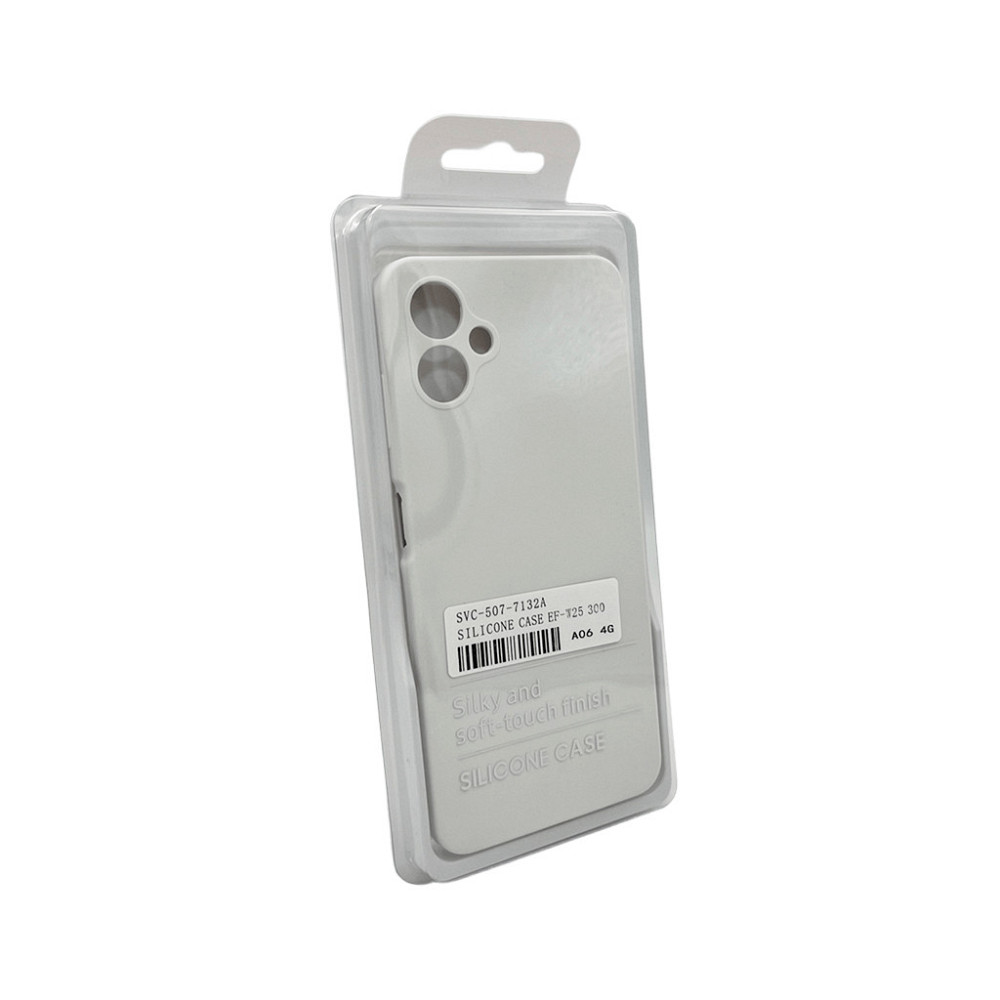 Чехол для Samsung Galaxy A06, силиконовый, белый Киев - изображение 1