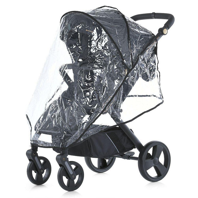 Коляска дитяча EL CAMINO DYNAMIC PRO Special Blac прогулянкова з чохлом та дощовиком Чорна (ME 1053-3) Чернігів - фото 4