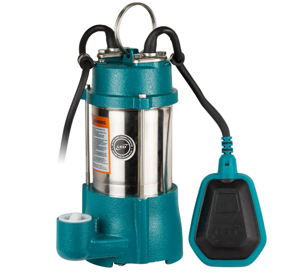 Насос дренажний 0,37кВт 42м 35л/хв нерж.сталь/чугун з антикорозійною обробкою Leo Житомир - изображение 1