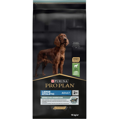 Сухой корм для собак Purina Pro Plan Large Athletic Adult 2+ Sensitive Digestion Для больших пород С ягненком 14 кг (7613035415591) Винница - изображение 1