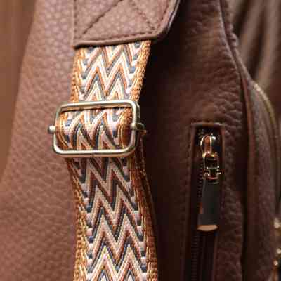 Сумка Vintage Жіноча з однією лямкою через плече з екошкіри Коричнева (22764) Вінниця