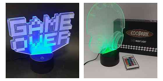 3D нічник ілюзійна лампа 11471 Луцьк