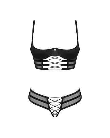 Комплект Obsessive Roxelia 2-pcs crotchless set M/L Sex Aura Київ
