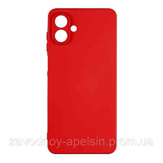 Samsung A07 A075 Чохол силіконовий Захист камери (червоний) Одеса
