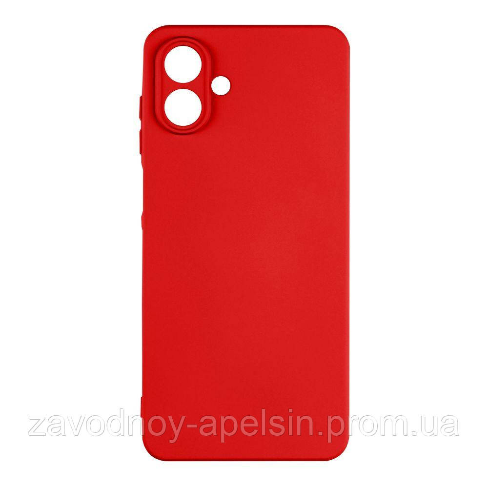 Samsung A07 A075 Чехол силиконовый Защита камеры (красный) Одесса - изображение 1