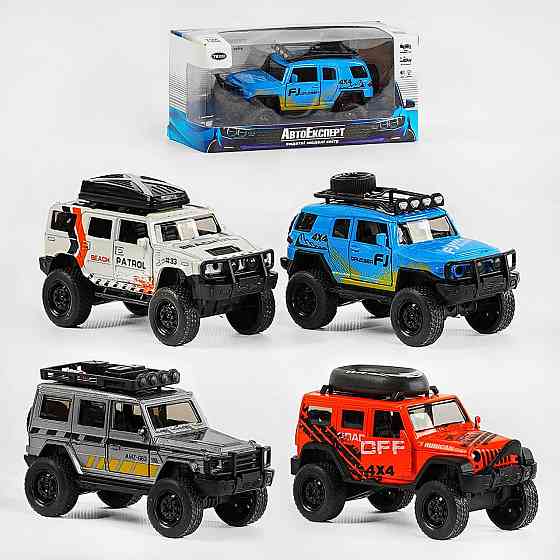 Машинка MG 10315 (120/2) "Авто Експерт" 4 види, металопластик, 1:36, звук, світло, інерція, відчиняю Київ