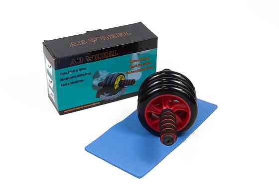 EasyFit Ролик для пресу EasyFit з килимком Червоний (3 колеса) Коломыя