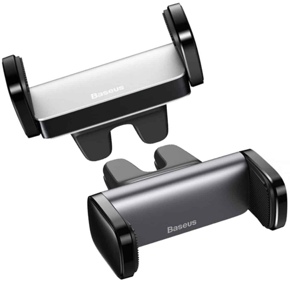 Тримач для мобiльного Baseus Steel Cannon 2 Air Outlet Car Mount Black Київ - фото 3