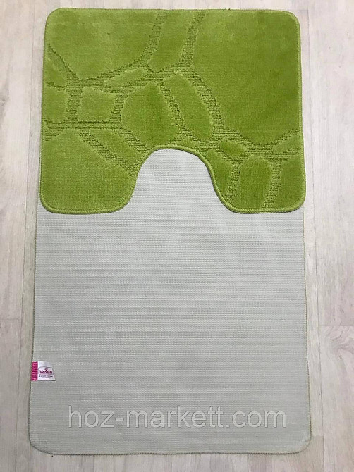 Коврики для ванной салатовые 100 х 60 производство Турция Харьков - изображение 3