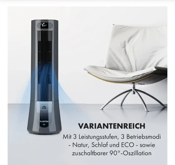 Б/У Мобільний кондиціонер-зволожувач Klarstein Skyscraper Frost 4 в 1 з Німеччини Дніпро