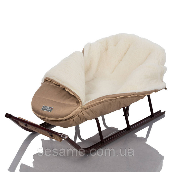 Конверт-Кокон на овчине Baby XS ДоРечі Бежевый Узлісся Харків - фото 6