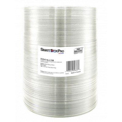 Диск DVD SmartDisk PRO DVD-R 4.7GB 16X MATT SILVER Wrap, 100шт (69833) Вінниця - фото 1
