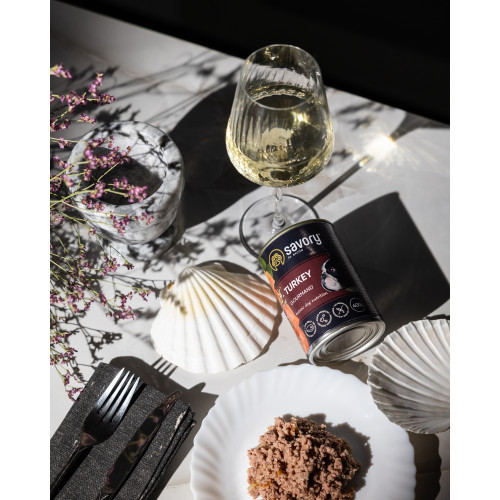 Корм влажный Savory Dog Gourmand Turkey паштет для взрослых собак всех пород с индейкой 400 г Киев - изображение 5