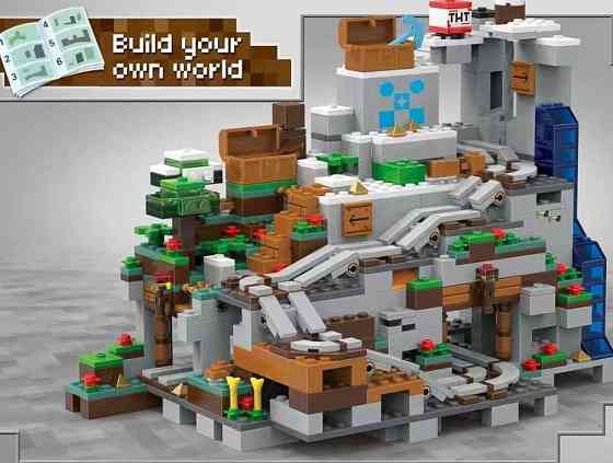 Огромный Лего Майнкрафт Горная пещера, 1089 деталей. Харьков