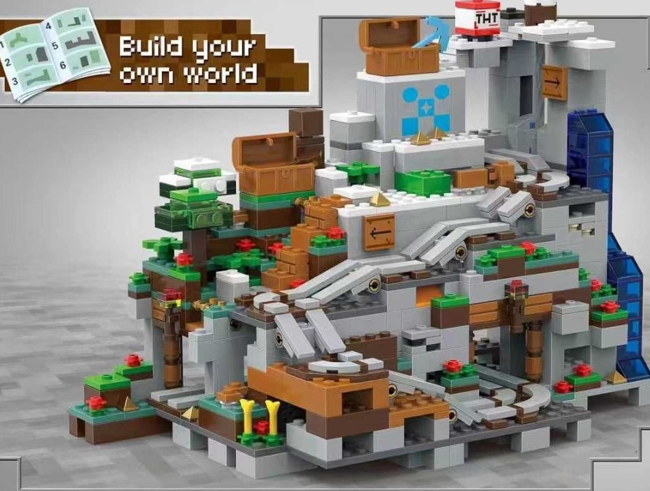 Огромный Лего Майнкрафт Горная пещера, 1089 деталей. Харьков - изображение 5