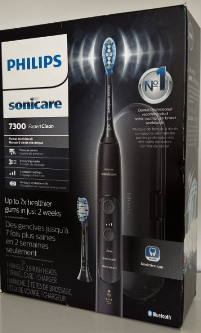 Электрическая зубная щетка PHILIPS Sonicare ExpertClean 7300 HX9610/17 Харьков - изображение 4