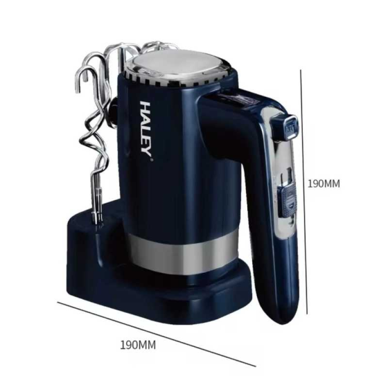 Електричний ручний міксер 500W HY-1678, кухонний міксер із вінчиками та гаками для тіста, кремів й омлетів Одеса