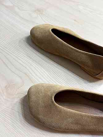 Балетки жіночі Zemira 23-0582 замшеві квадратний носок бежеві, 40, 26 см Київ