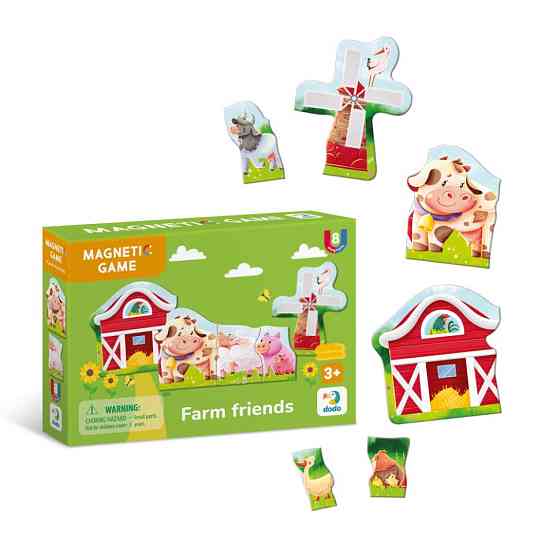Дитяча магнітна гра "Друзі з ферми" 200255, 8 елементів Вінниця