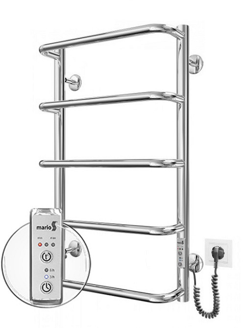Электрический полотенцесушитель Mario Стандарт HP-I 650x430 TR К таймер-регулятор Киев - изображение 1