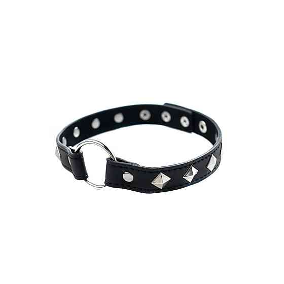 Ошейник Fantasy Adjustable collar с металлическими шипами, регулируемый Sex Aura Киев