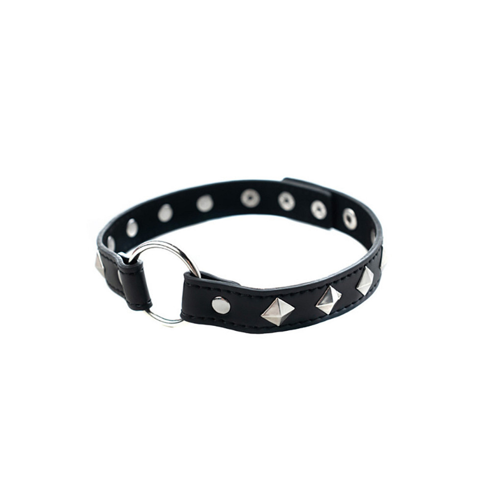 Нашийник Fantasy Adjustable collar з металевими шипами, регульований Sex Aura Київ - фото 1