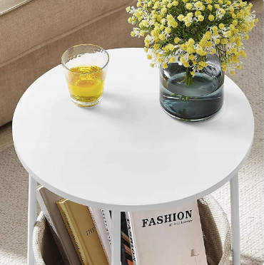 Журнальний столик Leobert Sharp з кошиком білий Киев - изображение 6