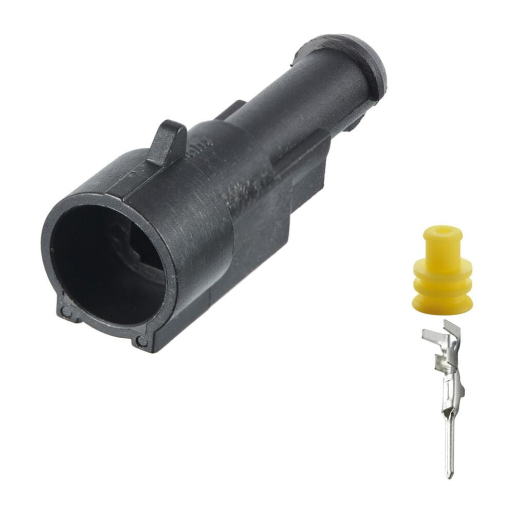 Роз'єм конектор 1-кон., Датчик Давления Масла, 282103-1, TE Америка, Корея, Японія, Buick, Cadillac, Chevrolet, Daewoo, GMC Київ - фото 1