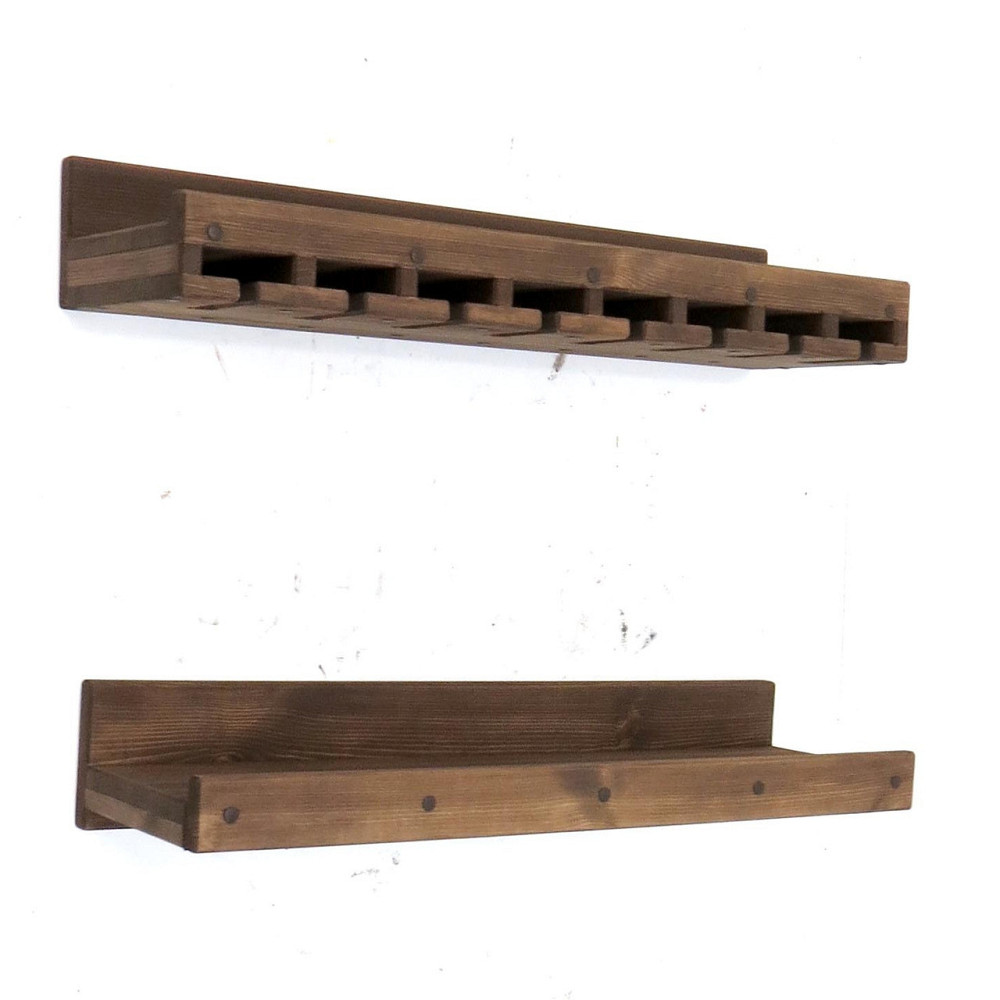 Полиця настінна "Потосі 8" капучино Миколаїв - фото 2