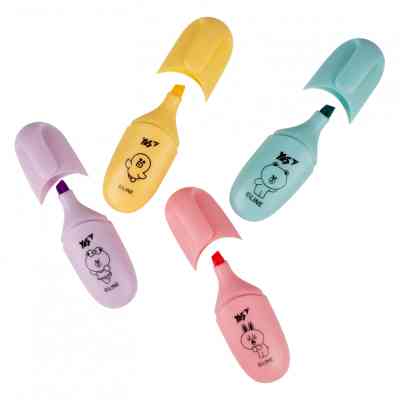 Набір маркерів Yes текстовий Line Friends 4 шт (390711) Вінниця