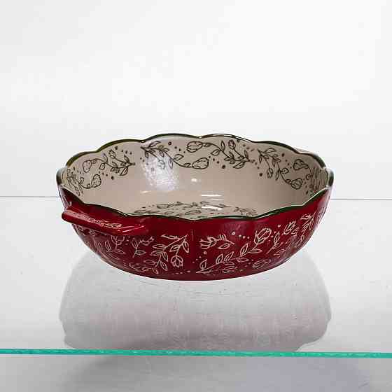 Форма для запікання Vintage Ø20 (см) кругла з ручками Червона HM04-06 Київ