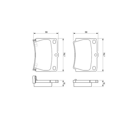 Тормозные колодки Bosch 0 986 424 711 Винница - изображение 7